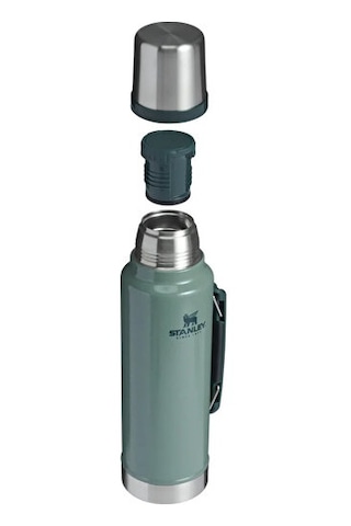 Stanley The Legendary  Klasik Vakumlu 1.4 L Çelik Termos Koyu Yeşil
