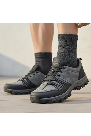 Ispartalılar K7 Tam Ortopedik Taban Outdoor Kışlık Erkek Ayakkabı Bot Kaymaz Taban Füme