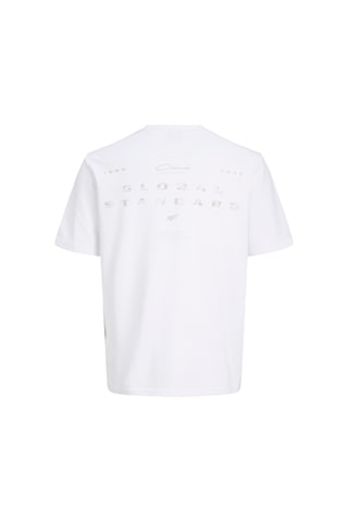 Jack & Jones Fusion Back Print Erkek Beyaz Tişört 12289911-bw