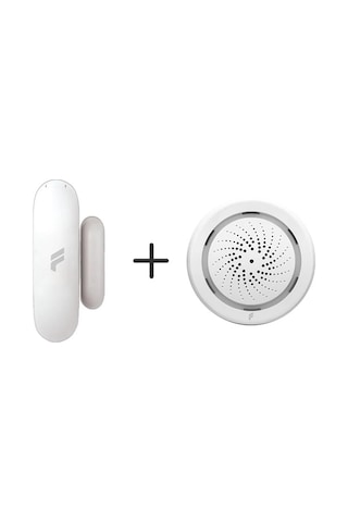 Akıllı Kablosuz Kapı Pencere Sensörü Ve Iç Ortam Nem-ısı Ölçer-siren, Wifi, Uzaktan Takip, Tuya