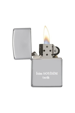 Zippo Kişiye Özel Çakmak Benzinli