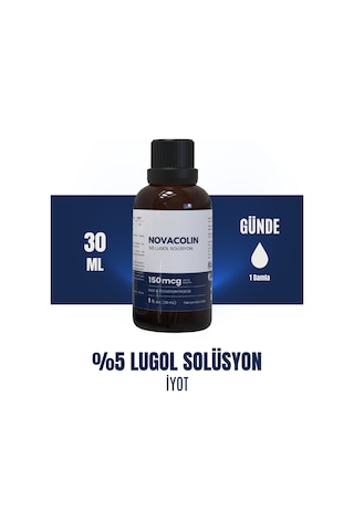 Novacolin İyot Lugol Solüsyon Damla 30 ML
