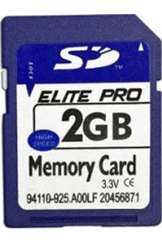 2 Gb Sd Hafıza Kartı Fotograf Makinaları İçin 2 Gb Elite Pro Sd Hafıza Kartı