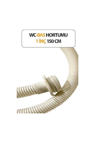 Wc-bas Hortumu Tuvalet Bas Hortumu Pis Su Hortumu Opak Spiral 2 Metre