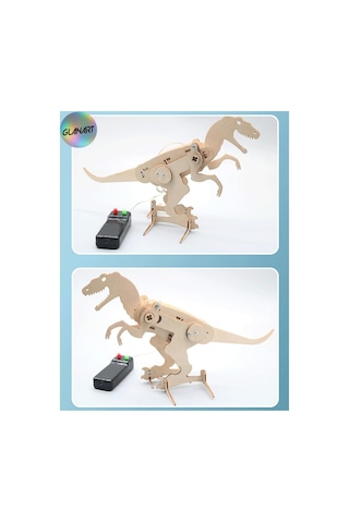 Robotik Kendin Yap Robot T-rex Yapım Seti Çocuklar İçin Hareketli Sistem