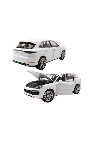 Welly Porsche Cayenne Turbo 1:24 Beyaz Model Araba