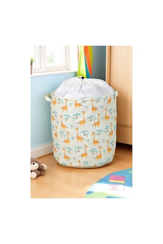 İronika Graffe Dolap İçi Organizer Oyuncak Kutusu Eşya Çamaşır Saklama Sepeti Düzenleyici Kutu 3lü Set Bej