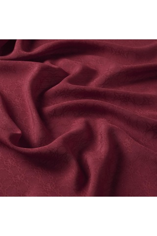 İpekevi Monogram Şal - Bordo Bordo