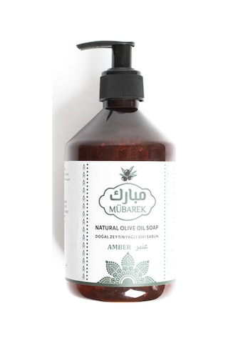 Mübarek Amber Kokulu Zeytinyağlı Sıvı Sabunu 500 ML