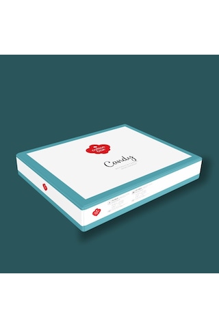 Cotton Box Candy Tek Kişilik Nevresim Takımı Jeni Mavi