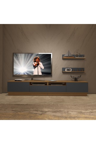 Decoraktiv Trendstyle 220rs Mdf Tv Ünitesi Tv Sehpası Pera - Antrasit