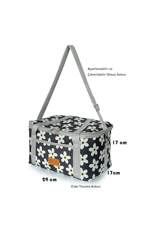 Dyscase Yemek Taşıma Çantası Sıcak Ve Soğuk Termal Piknik Çantası 15 L