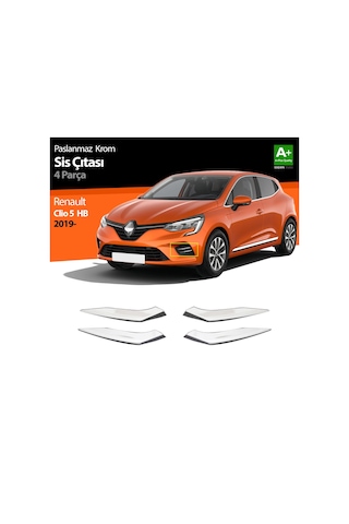 S-Dizayn  Renault Clio 5 Krom Sis Çıtası 4 Prç. 2019 Ve Üzeri