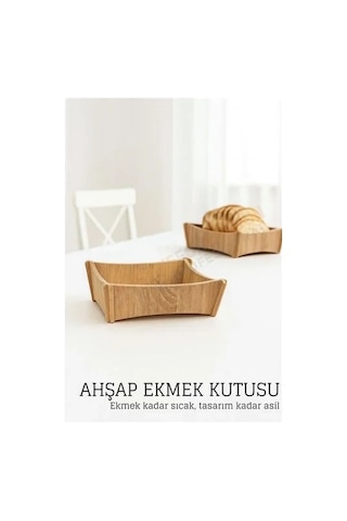 Ahşap Ekmek Kutusu - Doğal, Şık Ve Fonksiyonel 722368 Belirtilmemiş