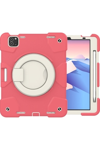 İpad Uyumlu Pro 11 2020/pro 11 2018/air 2020/air 2022 Silikon + Pc Tam Vücut Koruma Tablet Kılıfı Tutucu Ve Askı İle