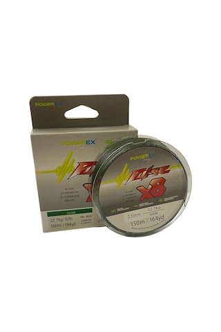 Powerex Pulse 8 Örgü 150m. Dark Green 0.10mm/6.4 Kg İp Misina