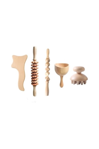 Novahub Ahşap Masaj Çubuğu: 9 Eksenli Tüm Vücut Masajı, Evde Rahatlama Çok Renkli