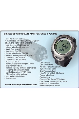 Dalış Kol Bilgisayarı SHERWOOD AMPHOS