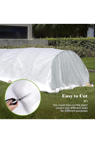 Singree 5 Adet 10 Metre Bitki Örtüsü - Don Koruma, Hızlı Büyüme Ve Yeniden Kullanılabilir Bahçe Kumaşı