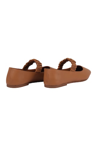 Napa Shoes Kadın Kare Burun Lastkli Bantlı Rahat Taban Babet Ayakkabı Napa-aes19214 165