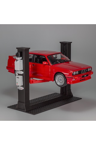1/24 Ölçek V Hareketli Diorama Lifti, Diorama Aksesuarı, Garaj Dioraması, Siyah