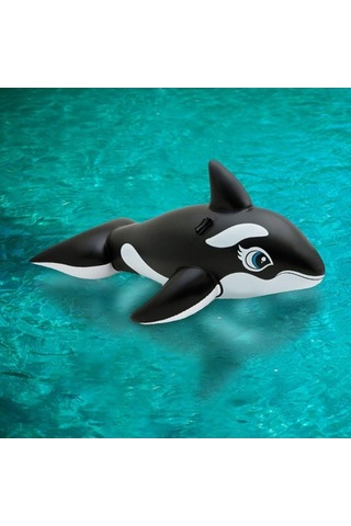 Ganzhoushop Suntek Su Şişme Şamandıra Canlı Renkli Eğlence Havuz Çok Balina 193x119cm Tj Çok Renkli