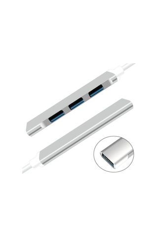 Daytona 809-Cc Type-C To 4x Usb 3.0 Çevirici Hub Adaptör