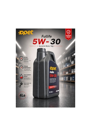 Opet Fulllife 5W-30 API SP Ilsac GF-6 Dexos1 Gen 2 Sentetik Motor Yağı