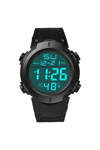 Cbtx Erkek Silikon Dijital Kol Saati Siyah
