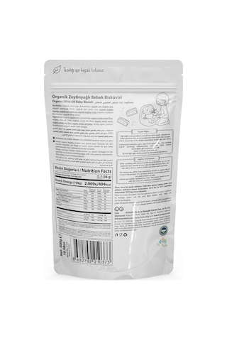 OG natural Organik Bebek Bisküvisi 300 G +6 Ay