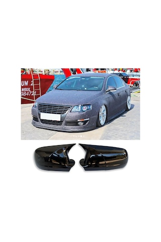 Vw Passat B6 Batman Yarasa Ayna Kapağı Piona Black Abs 2005 2006 2007 2008 2009 2010