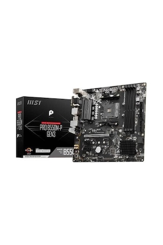 Msı Pro B550m-p Gen3 Ddr4 4400mhz 1xvga 1xhdmı 1xdvı 1xm.2 Usb 3.2 Matx Am4
