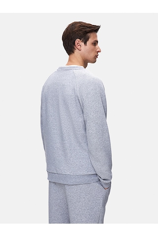Ltb Sıgnlı Sıfır Yaka Uzun Kollu Regular Fit Gri Sweatshırt 011258604960069 203 Gri