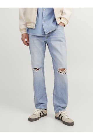 Jack & Jones Erkek Chris 921 Relaxed Fit Jean Mavi