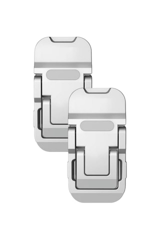 Yaozixa Zink Alaşımlı Klip Tipi Laptop Dizüstü Bilgisayar Tutucu, 2 Açı Ayarlanabilir Soğutma Ve Boyun Koruması, Gizli Tasarım, 2 Adet Gümüş