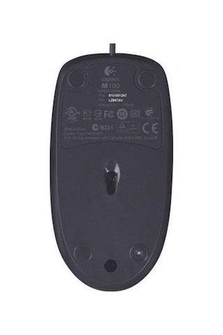 Logitech M100R USB Kablolu Mouse