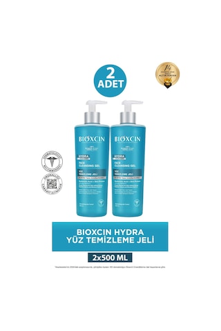 Bioxcin Hydra Yüz Temizleme Jeli 500 Ml 2 Adet