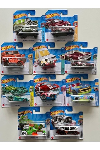 Hot Wheels 10'lu Başlangıç Seti (10 Farklı Model)