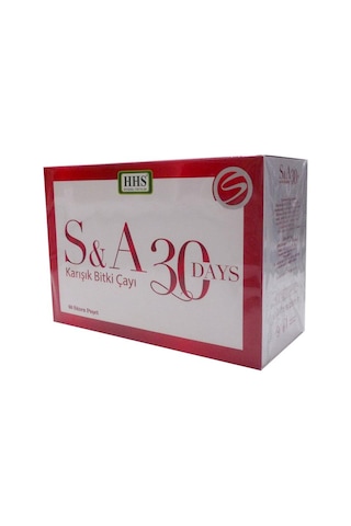 HHS SA30 Days Herbal Tea Süzen Poşet 60'lı