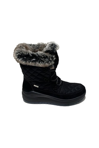Bot Kadın Diğer 6305r 41j Jacalu Textile Upper And Leather-pu Sole Black Siyah