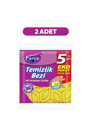Temizlik Bezi 5'li Paket 34 X 35 Cm İkili Paket Diğer
