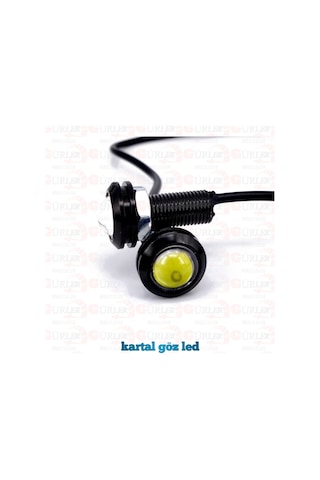 Kartal Göz Led Ayna Altı Led Lamba 2Adet Ortam Aydınlatma Beyaz 22Mm