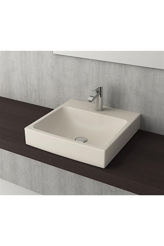 Bocchi Scala Tezgah Üstü Lavabo 48 CM Mat Yasemin 1076-007-0126