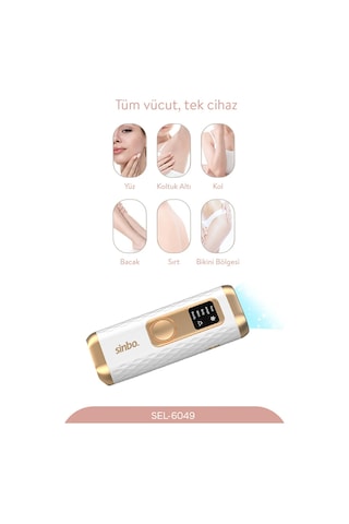 Sinbo Ipl Buz Lazer Epilasyon Cihazı - 5 Farklı Mod - Tüm Vücut Uyumlu