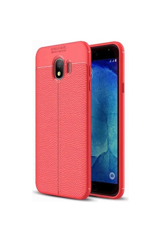 Samsung Uyumlu Galaxy J4 Kılıf Zore Niss Silikon Kapak Kırmızı