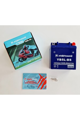 12 V 5 Ah Yb5l Bs Yiğit Akü Motosiklet Cup Ybr Akü 2022