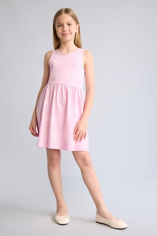 Defacto Kolsuz Penye Pembe Elbise Kız Çocuk H2700a826hspn453 Pembe-pn453