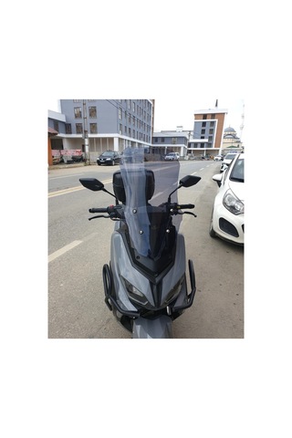 Motocam Küba Novax 200 Ön Cam 2023-2026 Model 57cm Füme Renkli 4mm