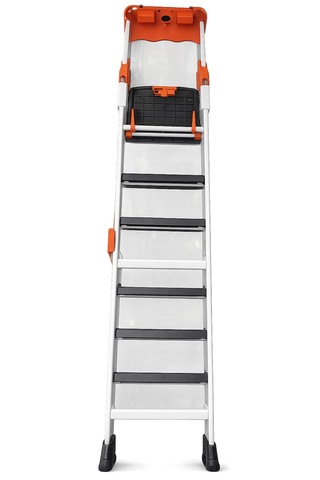 Hausweber Ca-006 6+1 Basamaklı Katlanabilir Bir Merdiven 205 Cm
