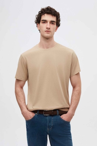 D's Damat Ds Damat Slim Fit Bej Bisiklet Yaka %100 Pamuklu Nefes Alabilen T-shirt 4hc141996753m Bej